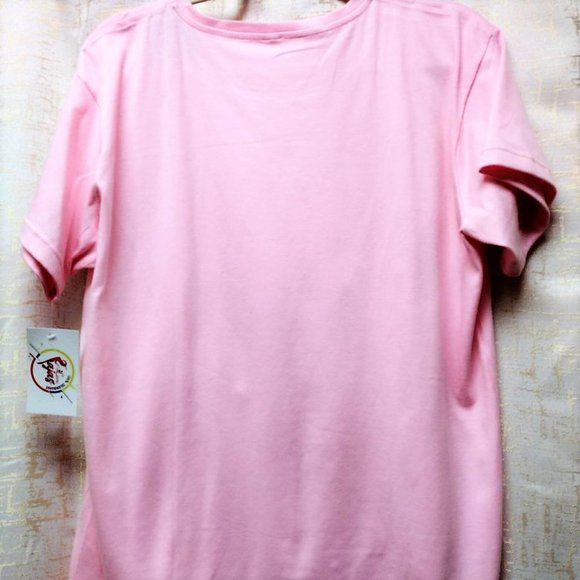 Biking with love, Rhinestone, HANDMADE, Ladies Tee, Bling T-Shirt, Perfect Gift. - Picture 4 of 4